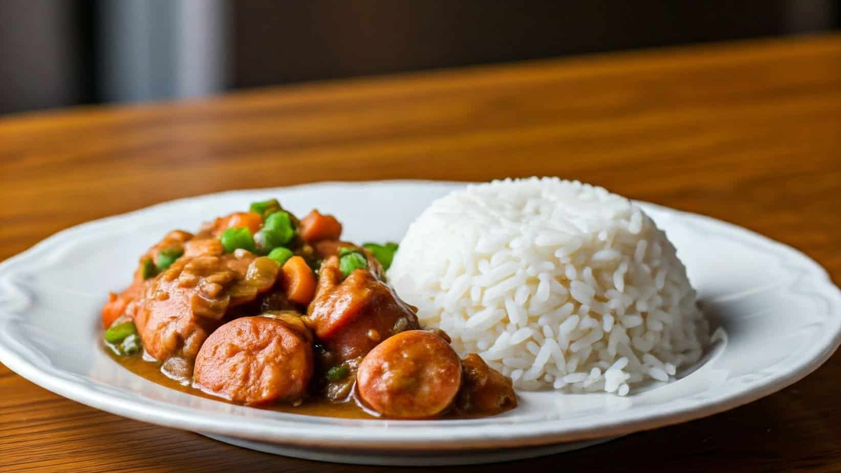 Chicken sausage gumbo