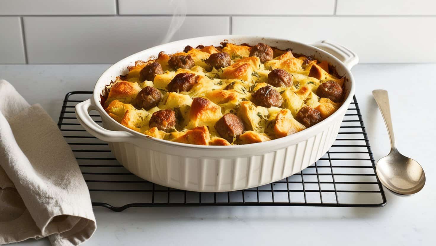 Chicken and Sausage Dressing