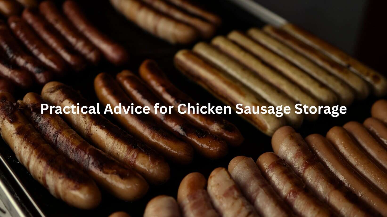 How Long Can Chicken Sausage Be in the Fridge? Here's the Safe Answer 1 Close-up of various types of sausages, highlighting the different storage options for chicken sausage.
