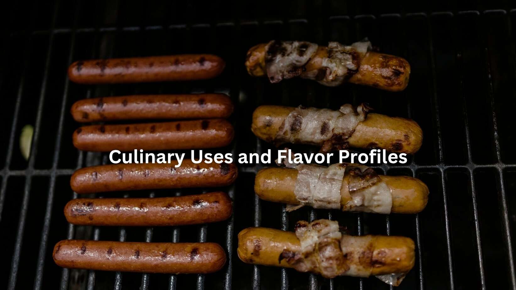 Chicken Sausage Meaning: Smart, Delicious Swap 1 Grilled chicken sausage, some wrapped in bacon, on a barbecue grate, illustrating chicken sausage’s meaning.