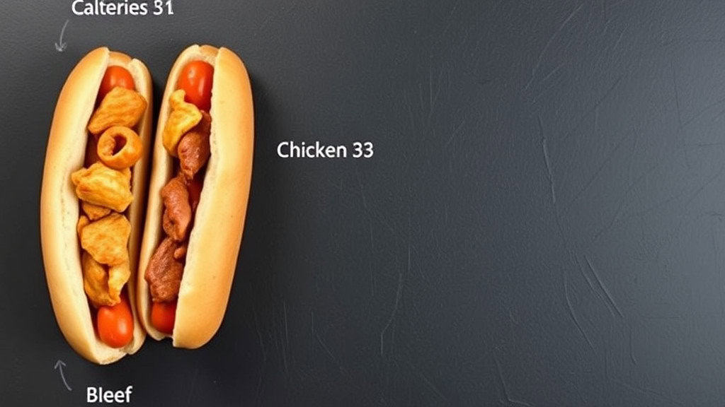Chicken hot dogs vs beef