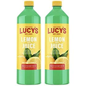 Lucy’s family owned - lemon juice