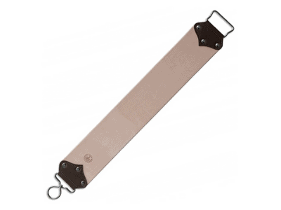Right leather strop for straight razor