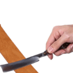 Leather knife strop