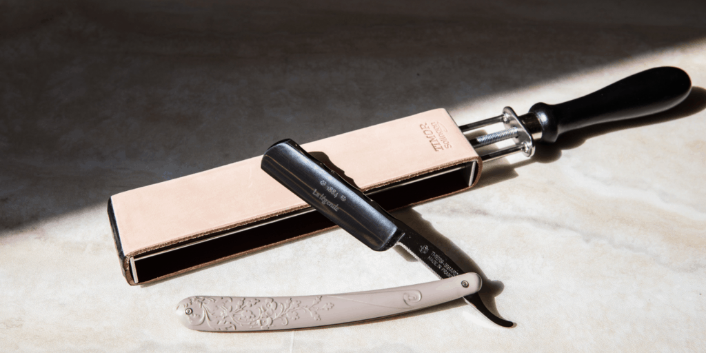 right leather strop for straight razor