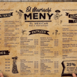 Paper for restaurant menus