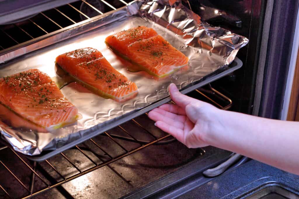 Marimate salmon