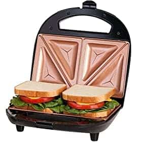 Stop sticky bread from sandwich toaster 1