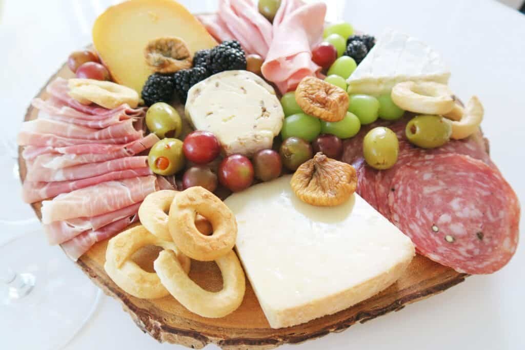 Charcuterie and cheese