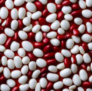 White vs red kidney beans