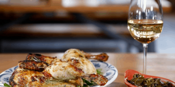 Chicken Paired with White Wine