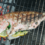 Grill whole fish