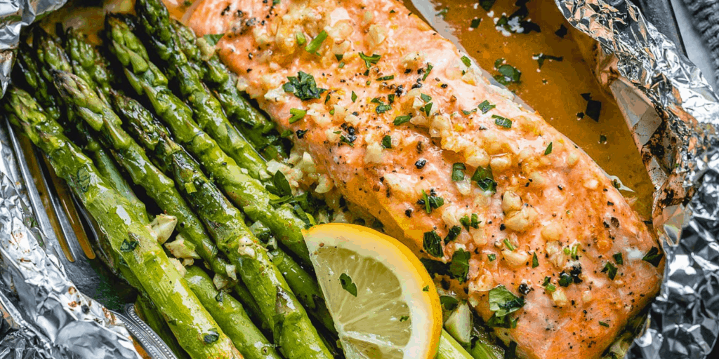 salmon in foil