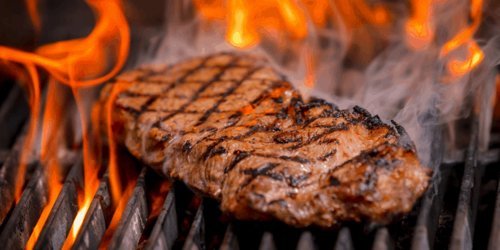 grilling steak