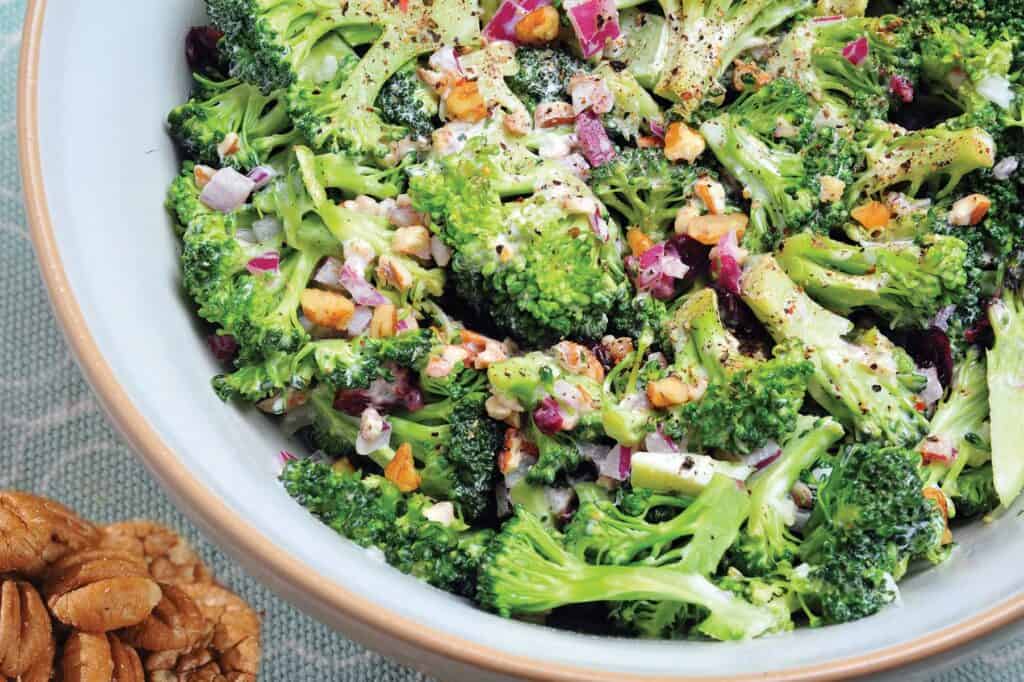 Keto broccoli salad