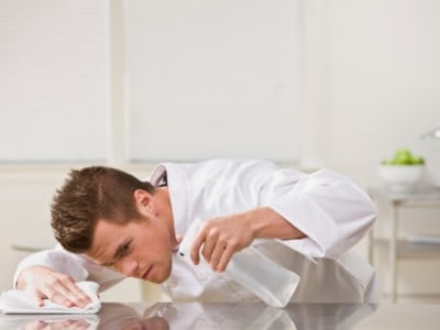 Kitchen cleaning