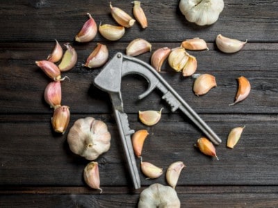 Garlic press