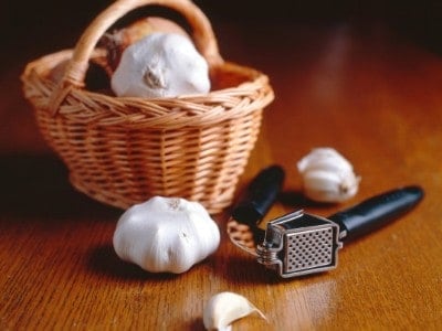 Garlic press