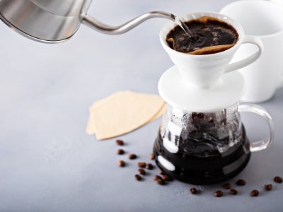 Make pour over coffee 1