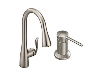 Touchless kitchen faucet