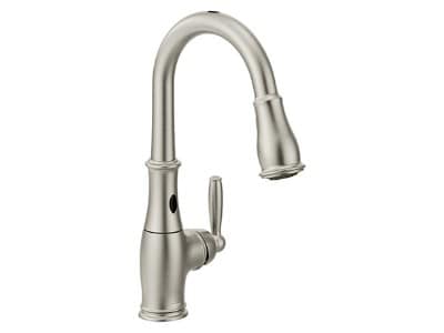 Touchless kitchen faucet