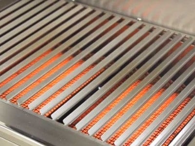 Clean infrared grill