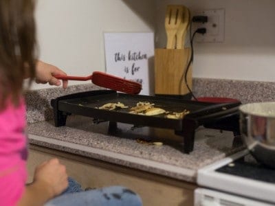 Electric griddle