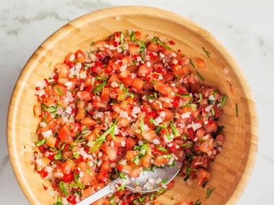 Fresh homemade salsa tips