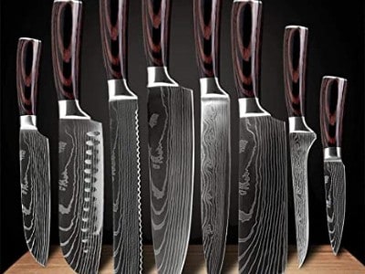 Luxury kitchen knife set