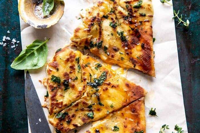 Naan grilled cheese