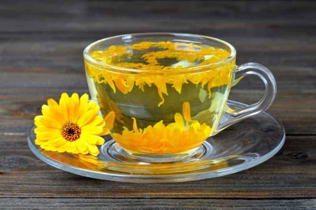 Marigold tea