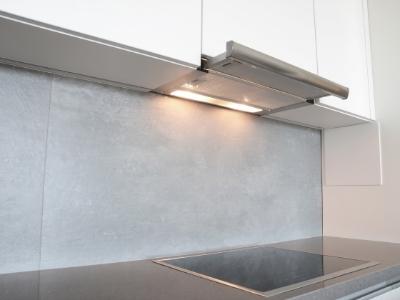 What is under cabinet range hood