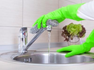How to clean a grohe kitchen faucet
