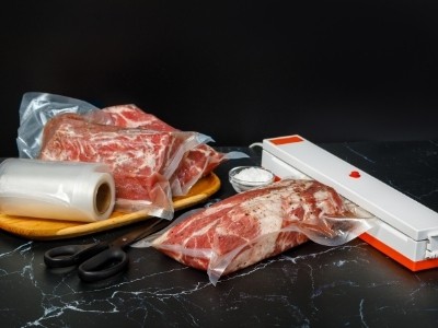 Commercial vacuum sealer for meat