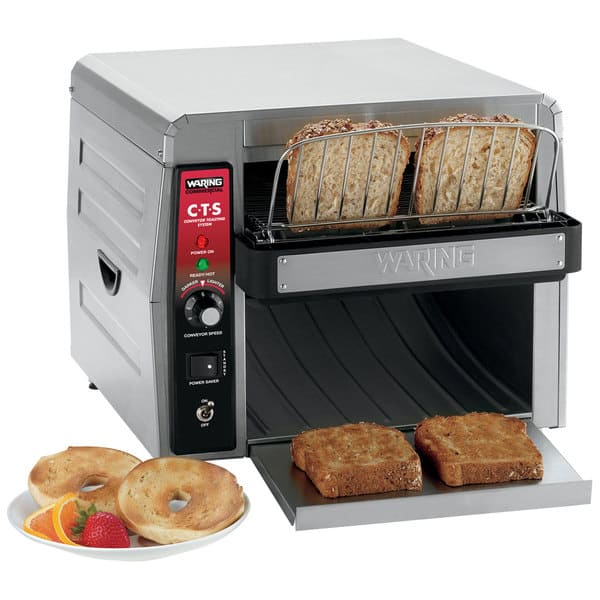 Commercial conveyor toaster