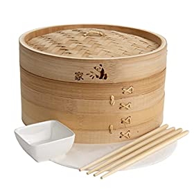 How to use bamboo steamer for dumplings