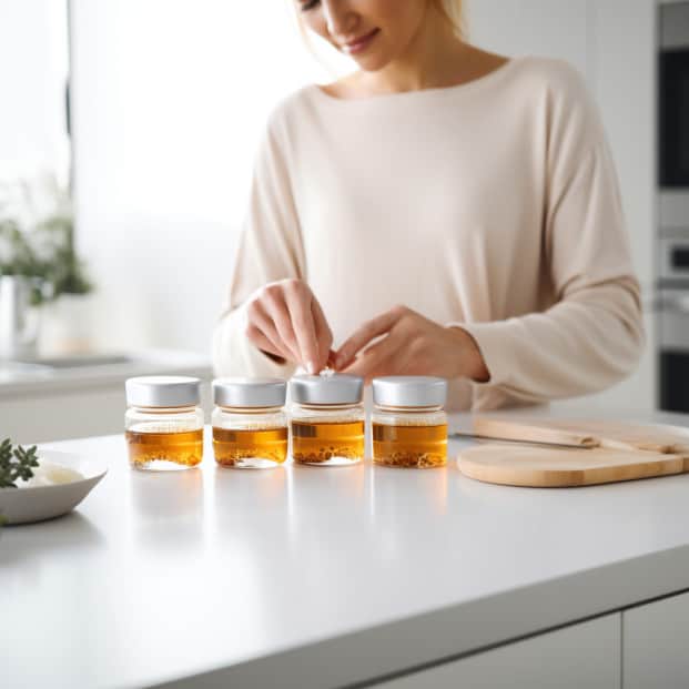 How to seal honey jars 4