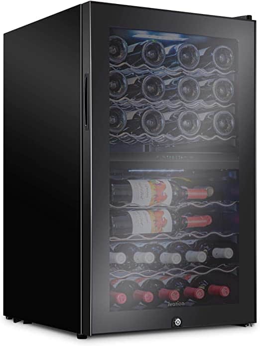 Ivation wine cooler refrigerator brand