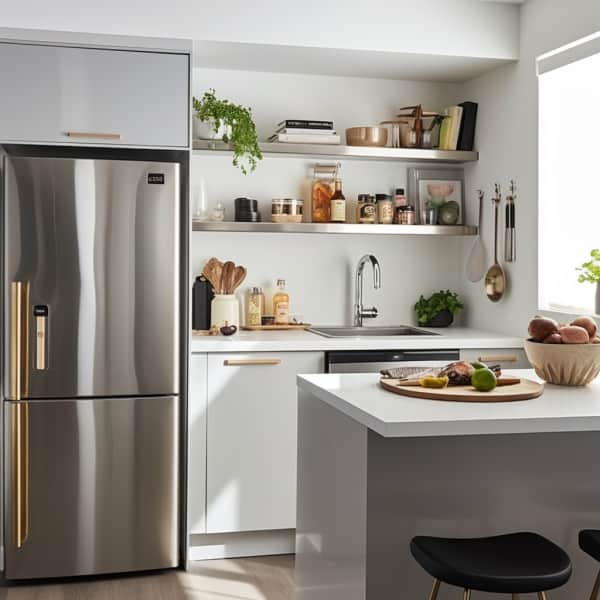What is counter depth refrigerator size 4