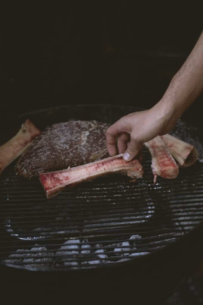 Cooking Meat on a Griller