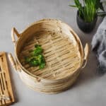 How to clean a bamboo steamer basket