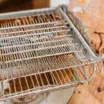 How to clean rust off metal dish rack