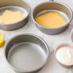 How to grease cake pans