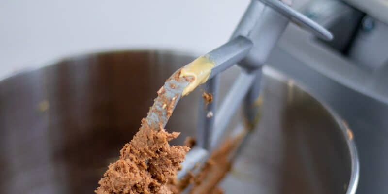 brown powder in stainless steel cooking pot