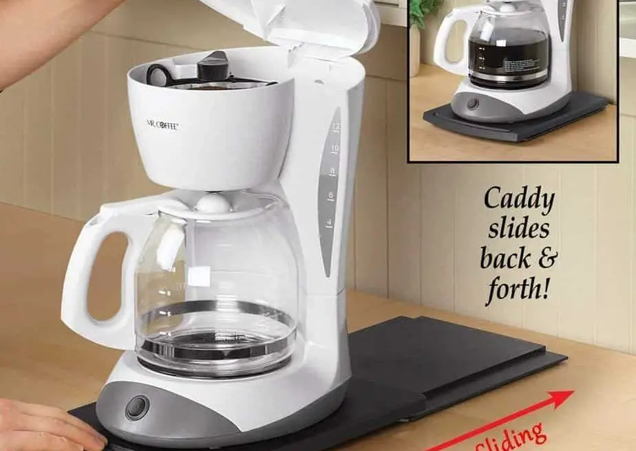 coffee pot slider tray