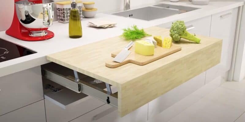 Countertop Slide Out Tray