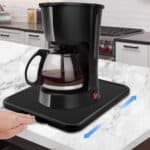 Slide out tray coffee maker
