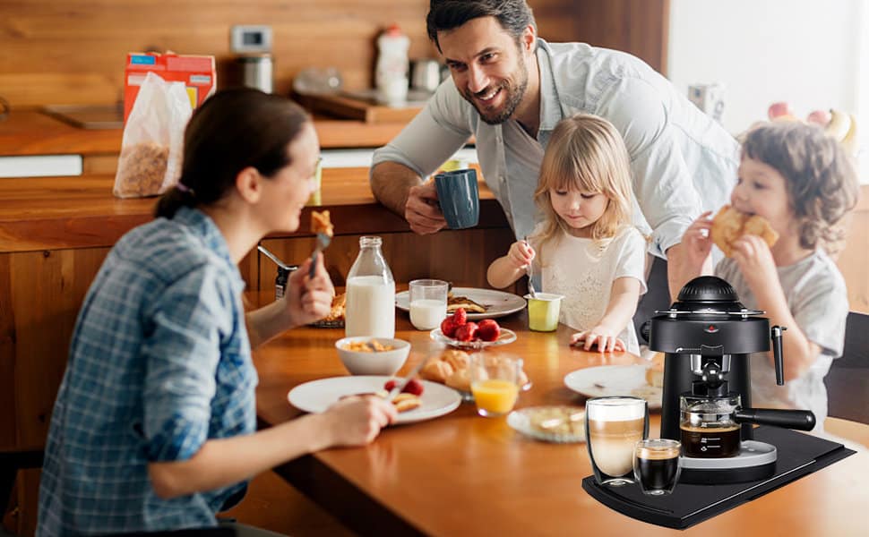 Maximize Kitchen Space With Sliding Coffee Pot Tray