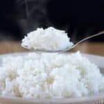 1 cup cooked white rice carbs