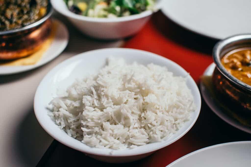 Dry rice to cooked rice